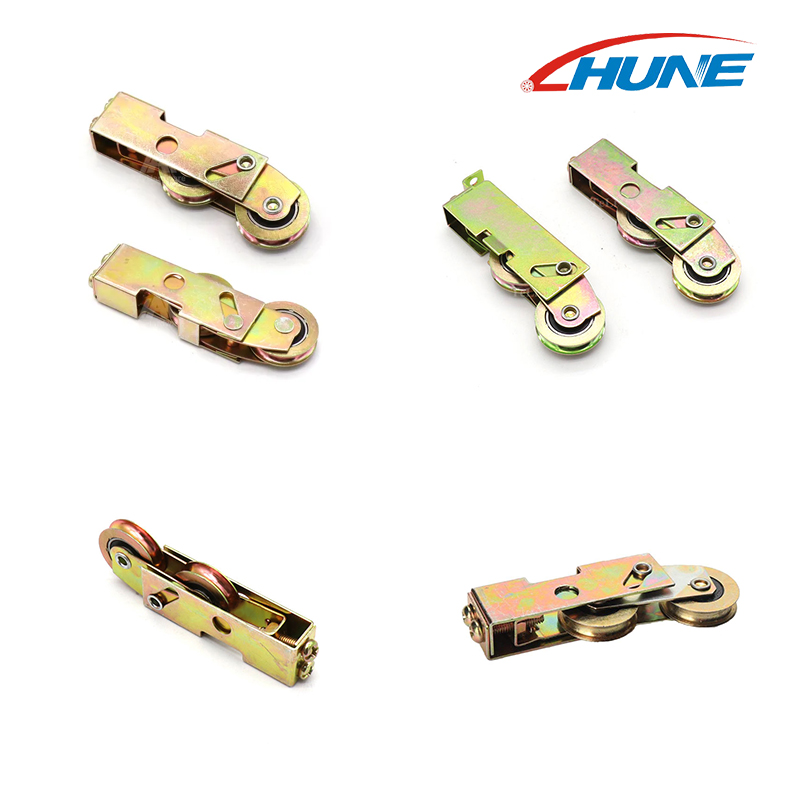 تعویض غلتک های درب کشویی 2 بسته، تعویض درب درب درب درب شیشه ای کشویی مونتاژ غلتکی