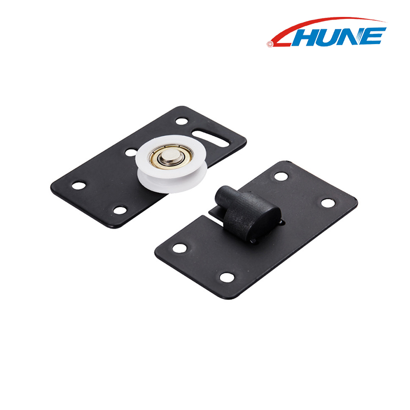 کابینت مبلمان سخت افزاری غلتکی درب کشویی قابل تنظیم غلتک کشویی نایلونی