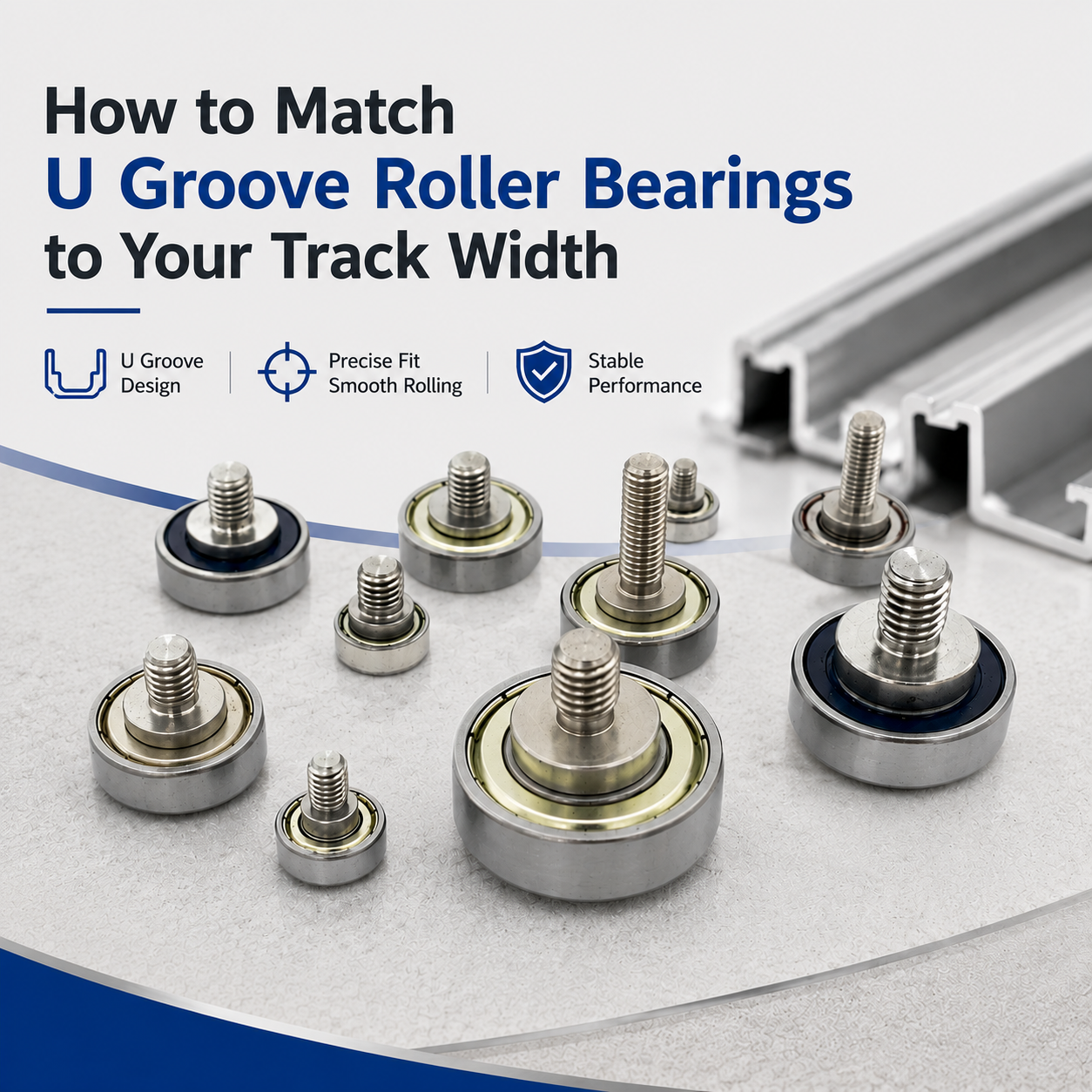  How to Match U Groove Roller Bearings to Your Track Width