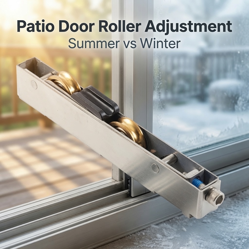  Why Patio Door Rollers Need Different Adjustment in Summer vs Winter